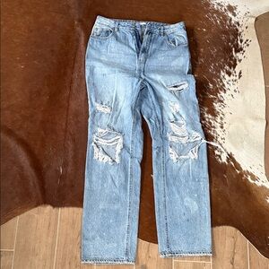 PacSun Light Blue Distressed Men's Jeans